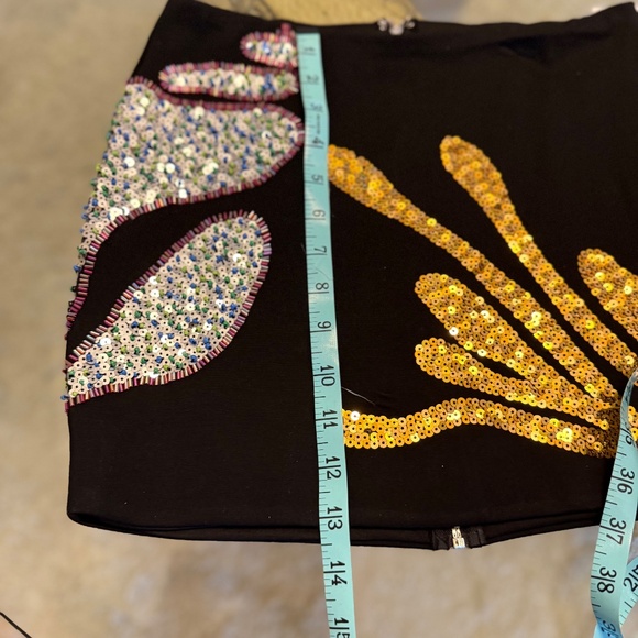 Forever 21 Sequin Shell Mermaid Collection Mini Skirt XS and Top Size S NWT - Picture 11 of 12